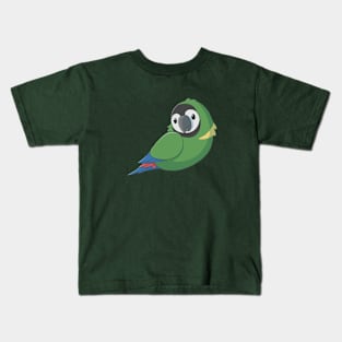 Cute fluffy golden collared macaw Kids T-Shirt